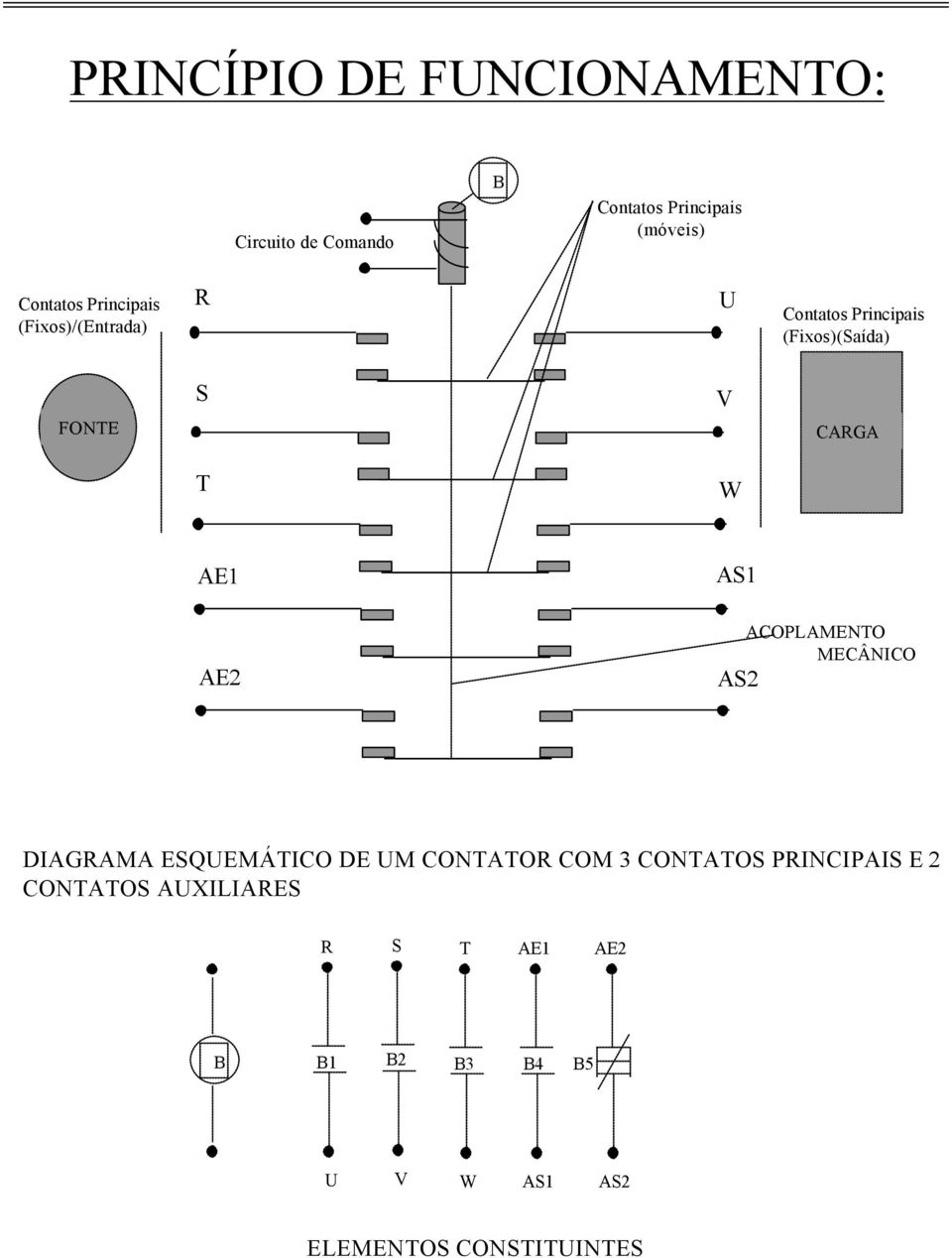 (Fixos)(Saída) FONTE S V CARGA T W AE1 AS1 AE2 AS2 ACOPLAMENTO MECÂNICO DIAGRAMA