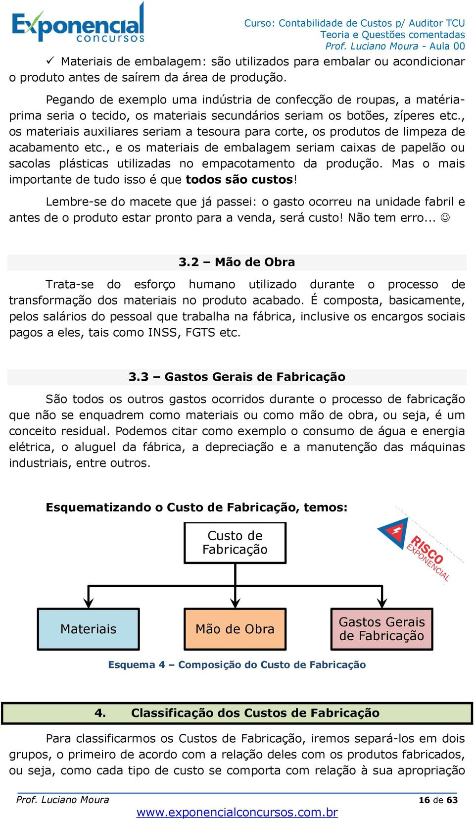 , os materiais auxiliares seriam a tesoura para corte, os produtos de limpeza de acabamento etc.