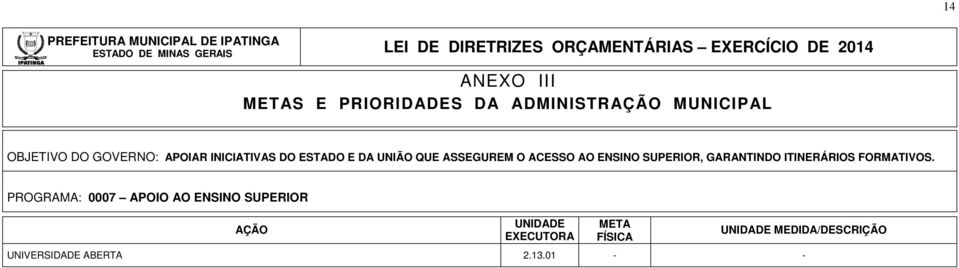 ASSEGUREM O ACESSO AO ENSINO SUPERIOR, GARANTINDO ITINERÁRIOS