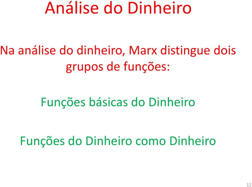 de funções: Funções básicas do