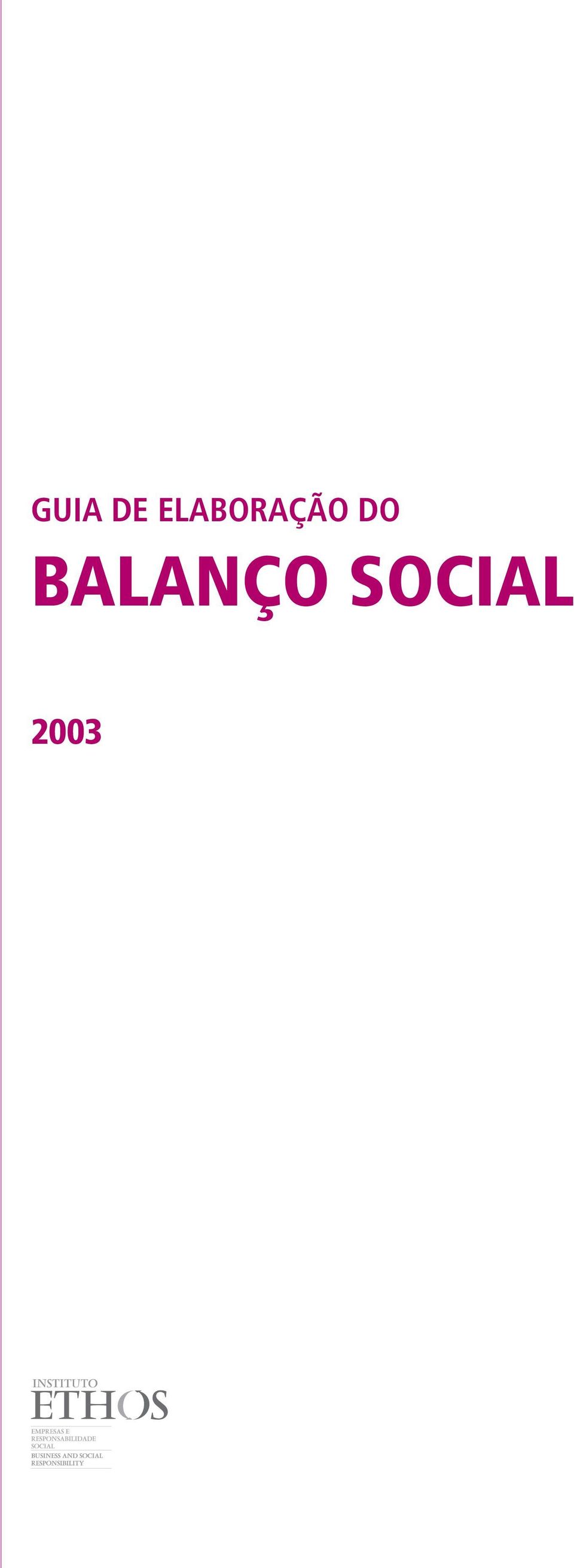 DO BALANÇO