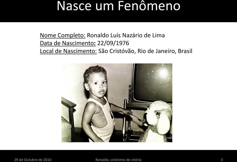 Local de Nascimento: São Cristóvão, Rio de