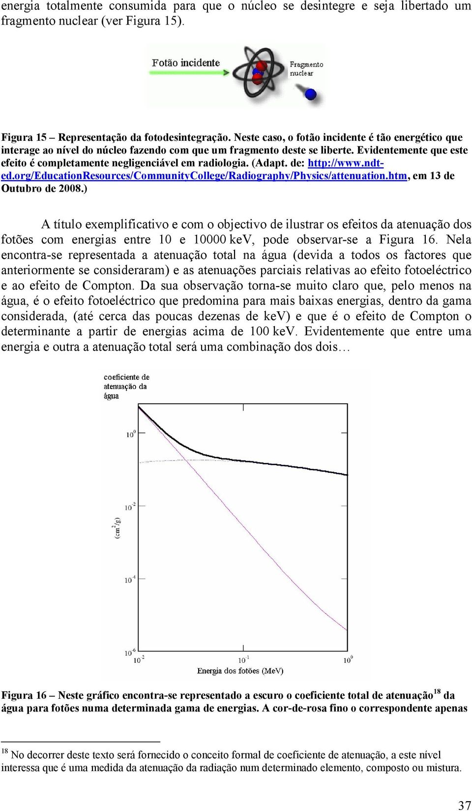 Evidentemente que este efeito é completamente negligenciável em radiologia. (Adapt. de: http://www.ndted.org/educationresources/communitycollege/radiography/physics/attenuation.