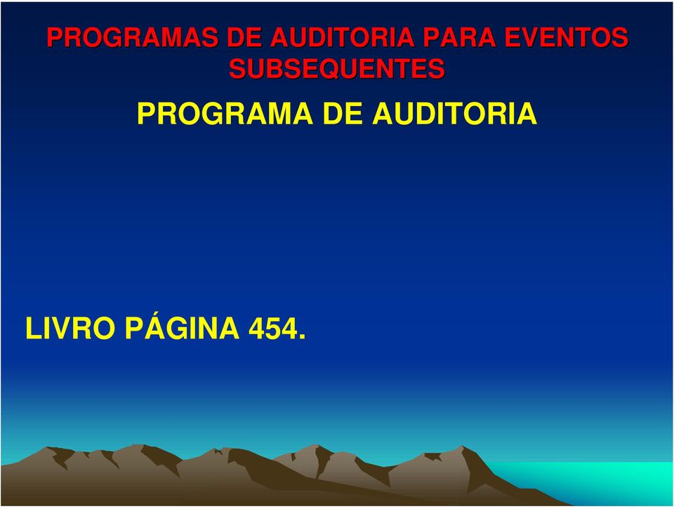 AUDITORIA