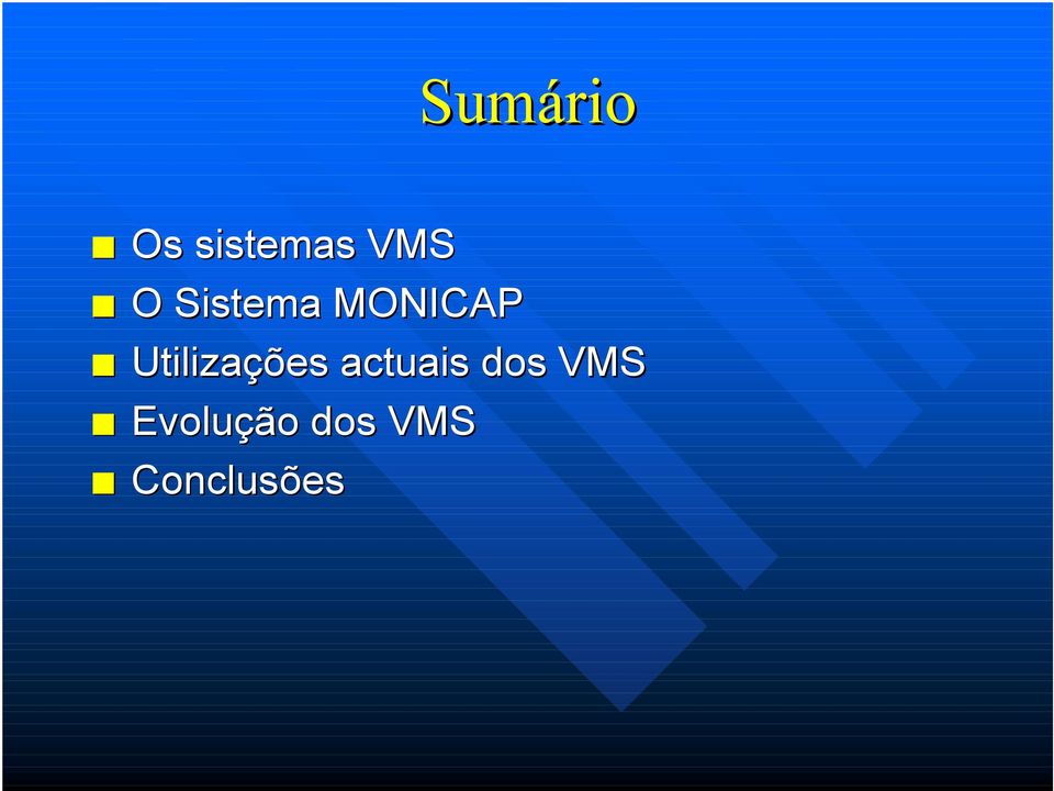 Utilizações actuais dos