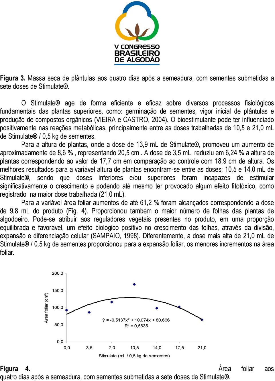 orgânicos (VIEIRA e CASTRO, 2004).