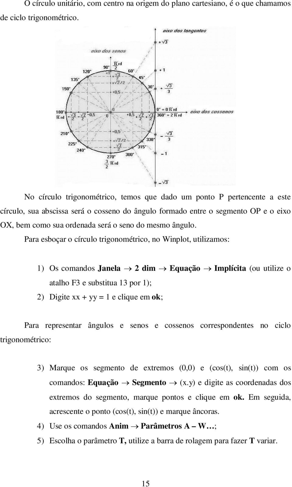 mesmo ângulo.