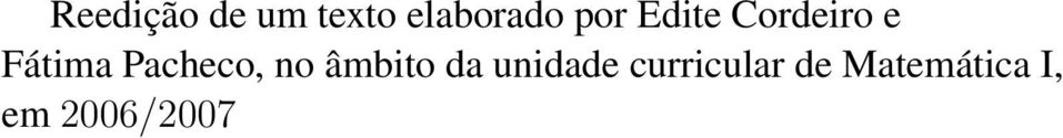 Pacheco, no âmbito da unidade