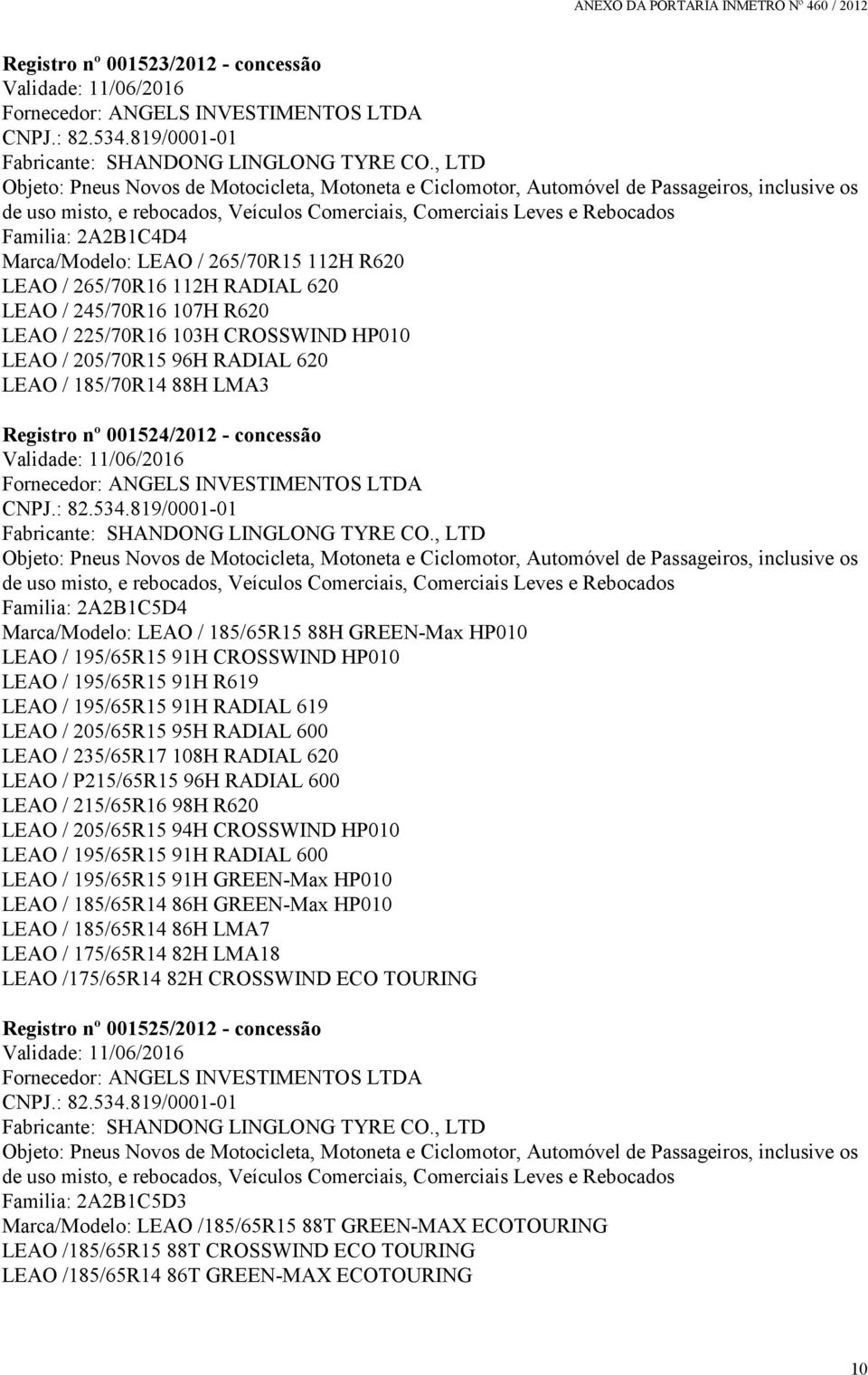 LEAO / 195/65R15 91H R619 LEAO / 195/65R15 91H RADIAL 619 LEAO / 205/65R15 95H RADIAL 600 LEAO / 235/65R17 108H RADIAL 620 LEAO / P215/65R15 96H RADIAL 600 LEAO / 215/65R16 98H R620 LEAO / 205/65R15