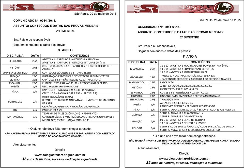 NO CADERNO INGLÊS 1/6 USED TO; REFLEXIVE PRONOUNS FÍSICA 1/6 CAPÍTULO 5 PÁGINAS: 324 A 332 (APOSTILA 1) CAPÍTULO 6 PÁGINAS: 281 A 295 (APOSTILA 2) PORTUGUÊS 2/6 RITMOS E ESTRATÉGIAS NARRATIVAS UM