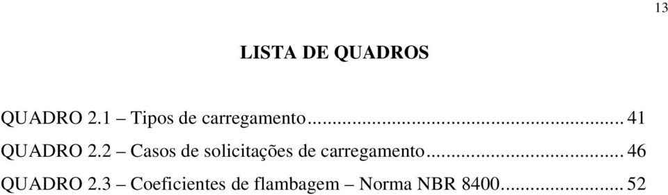 2 Casos de solicitações de carregamento.