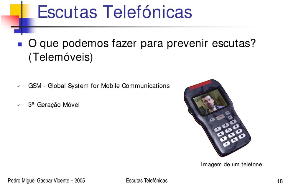 (Telemóveis) GSM - Global System