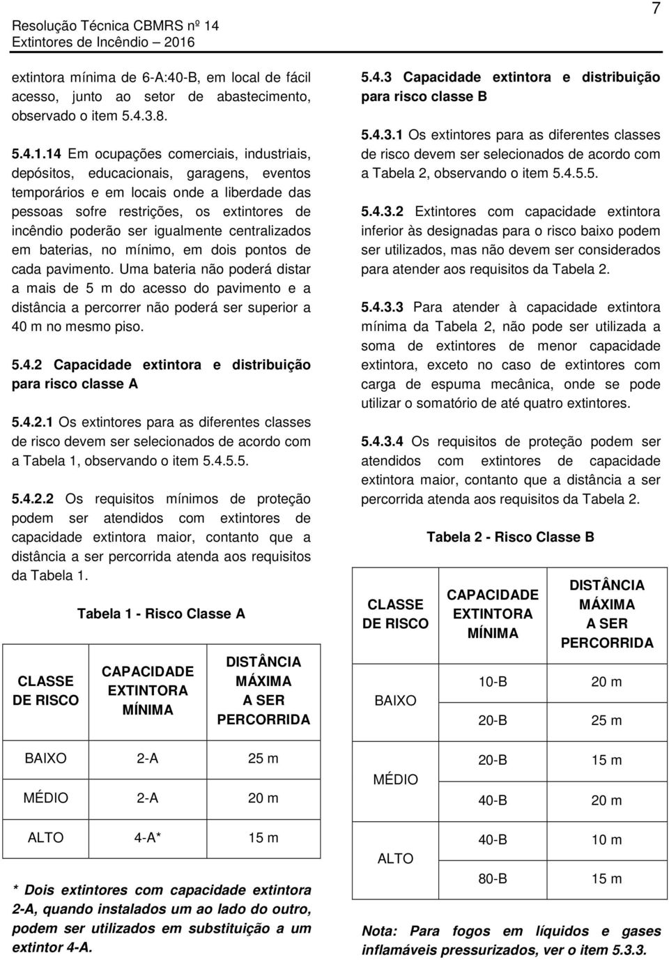 igualmente centralizados em baterias, no mínimo, em dois pontos de cada pavimento.