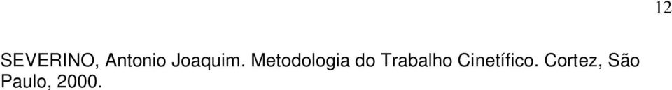 Metodologia do