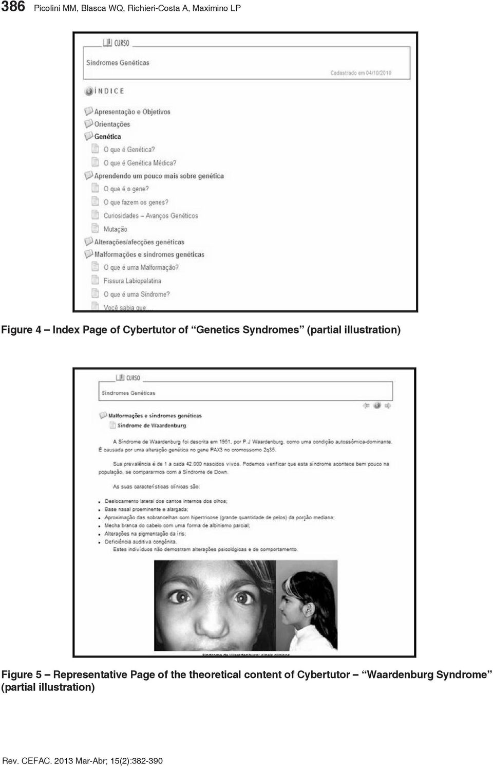 (partial illustration) Figure 5 Representative Page of the