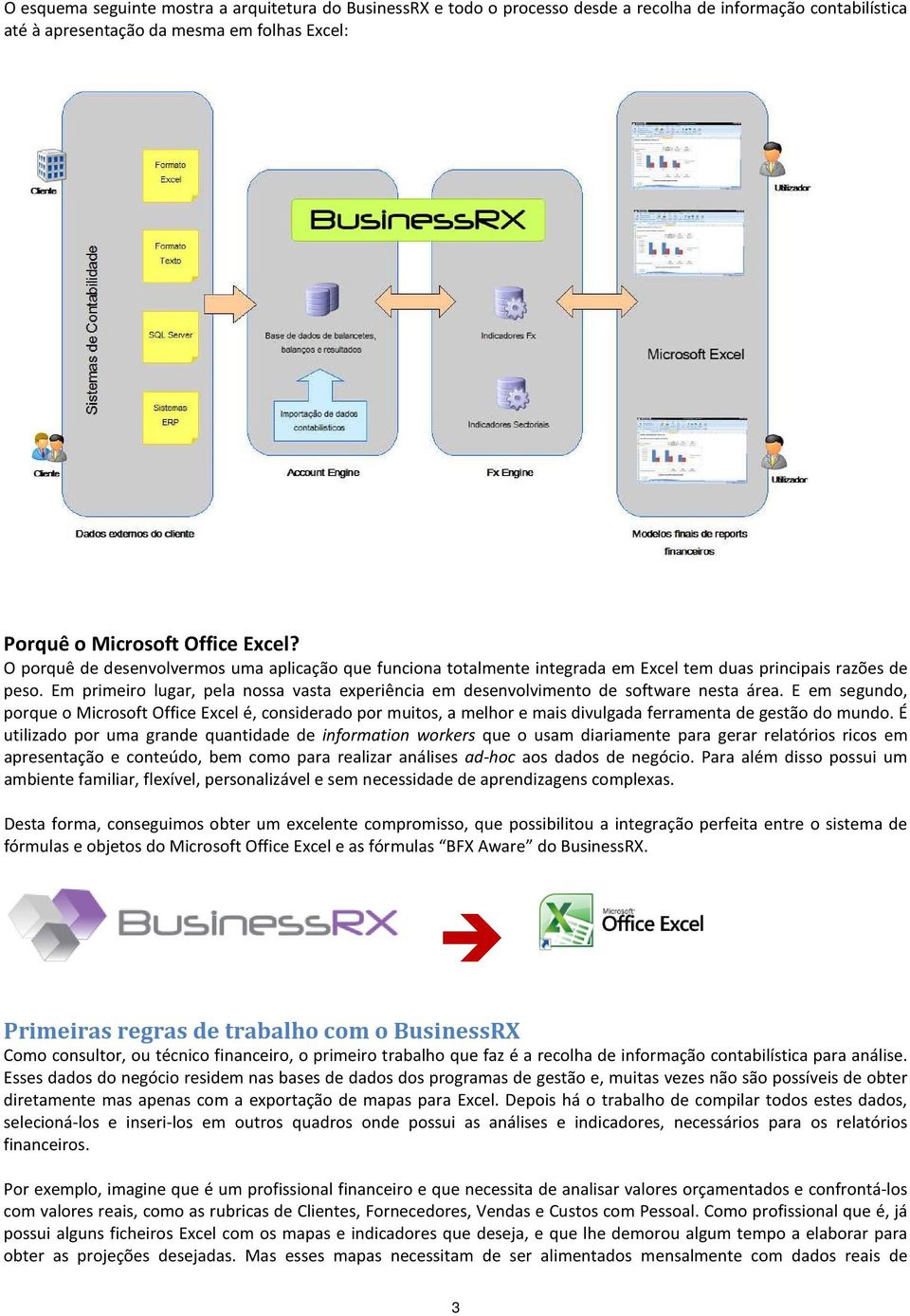 Em primeiro lugar, pela nossa vasta experiência em desenvolvimento de software nesta área.