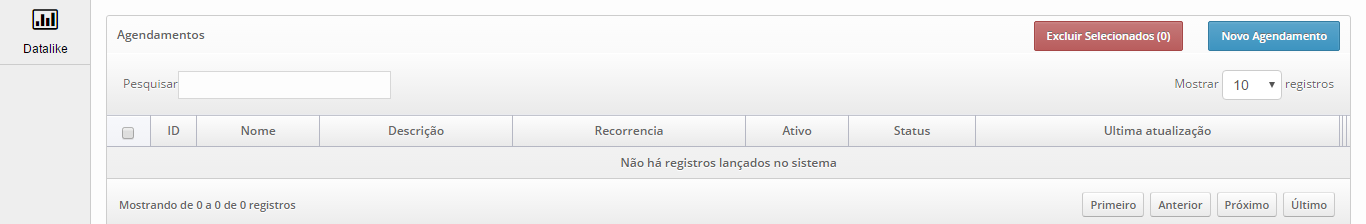 53 Agendamento Podemos configurar o agendamento para a execução do cubo.