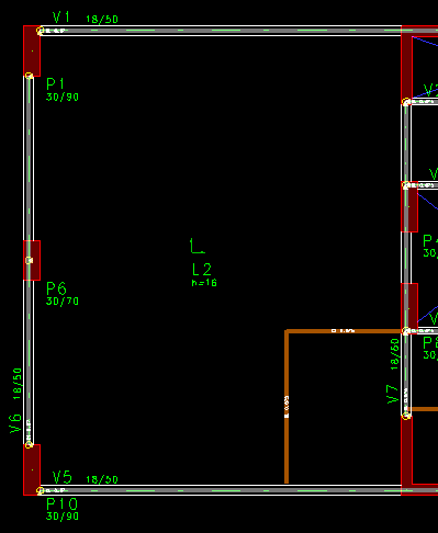 q = 0,10 3,00 1,30 + 0,05 3,00 1,90 = 0,675 tf/m Figura 7.