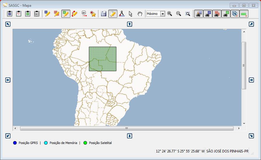 Criação de Área Área AVD processo Manual Botão para desenhar área Botão Salvar Deve-se abrir o mapa, localizar a posição para criar a área. Clicar no lápis com quadrado verde.