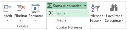 A seguir ao mês de dezembro acrescentar uma coluna de nome Total Anual. Na célula N2 aplicar a função soma para que some os valores de toda a linha.