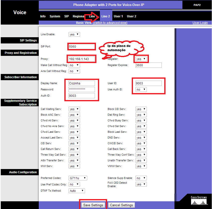 Proximo passo é ir na aba Regional Clique em (switch to advanced view) É mudar o seguintes parâmetros.