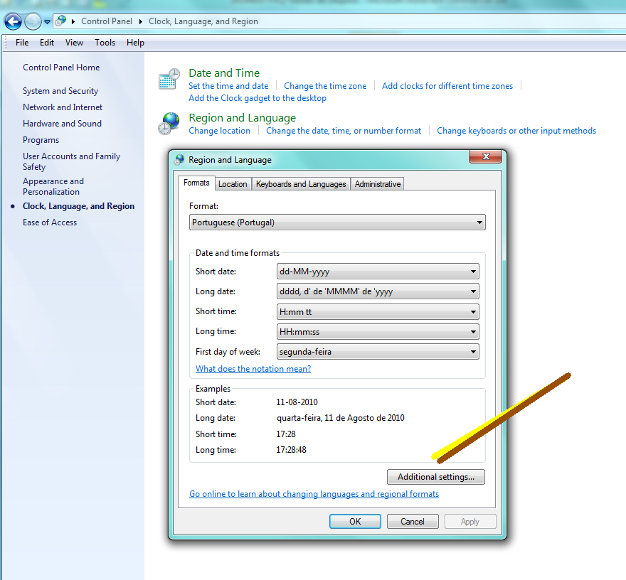 11. ANEXO SEPARADOR DECIMAL NO EXCEL Os campos numéricos devem ser considerados como números na folha de cálculo usando o separador decimal que está configurado no computador onde a lista de despesa