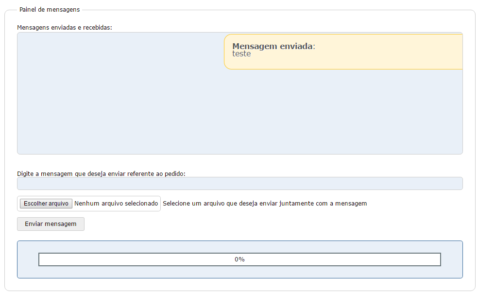 Dwnlad d cmprvante (recib) Dwnlad d blet Dwnlad d cmprvante e certidã Painel de mensagens 8.