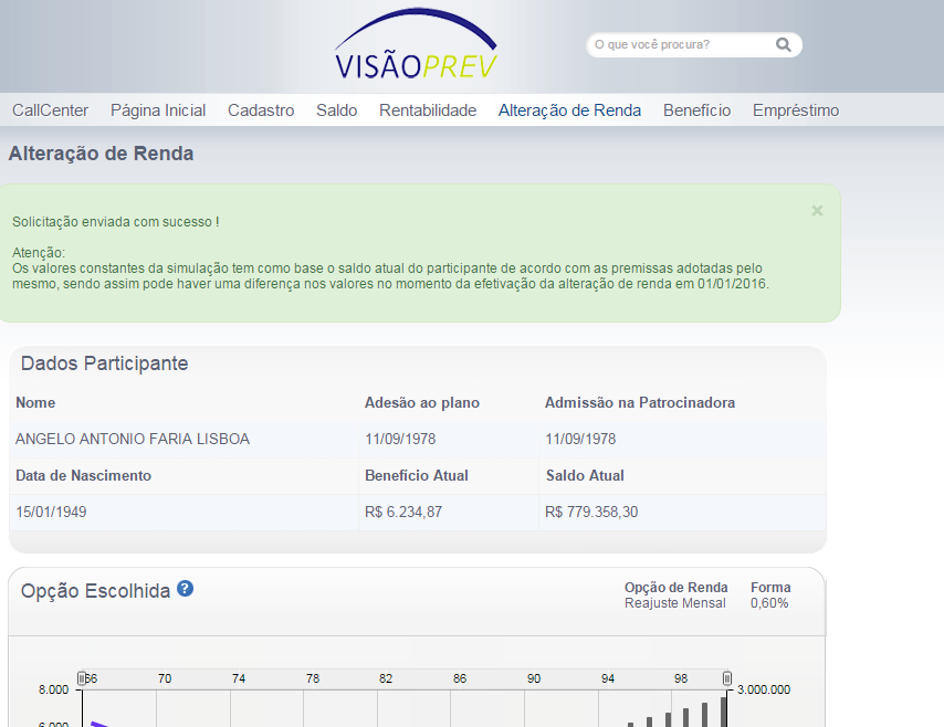 Como Utilizar o Simulador Após a solicitação,