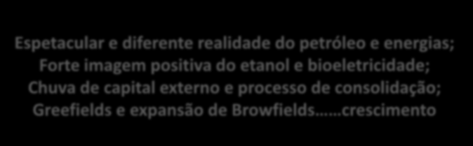 PARADIGMAS E MUDANÇAS Imagem Positiva; Margens para Investimento(CIDE) Imagem Manchada; Sem Margens *1º Governo Lula: Câmara Setorial de Açúcar e Álcool criada Problemas na Distribuição de Etanol