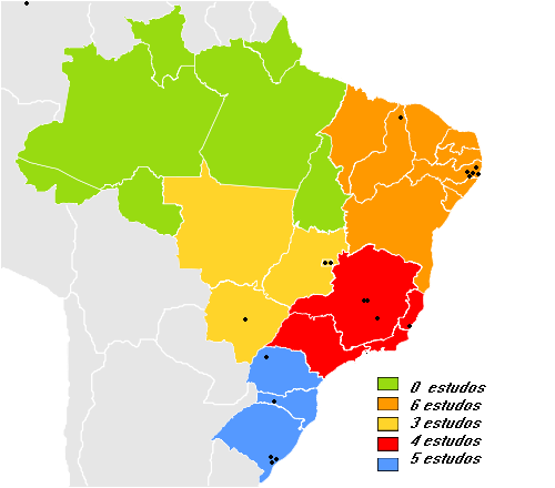 20 101 artigos. Destes, foram excluídos aqueles cujos resultados foram apresentados em mais de uma publicação, restando 66 referências.