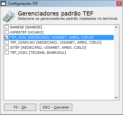 2. Configure o número de vias Selecione a quantidade de vias que deseja imprimir do comprovante de pagamento do cartão (2 é o recomendado). 3.