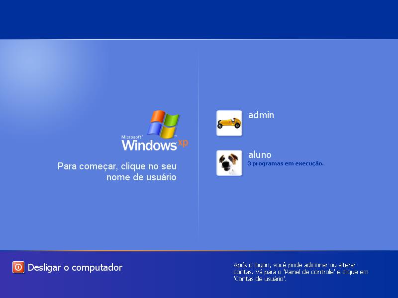 Apesar de já termos no mercado novas versões do Windows, por ser ainda o mais utilizado optamos por trabalhar os recursos do Windows XP e