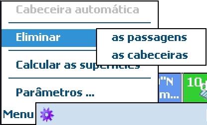 agora eliminar de forma separada as cabeceiras e as passagens trabalhadas.