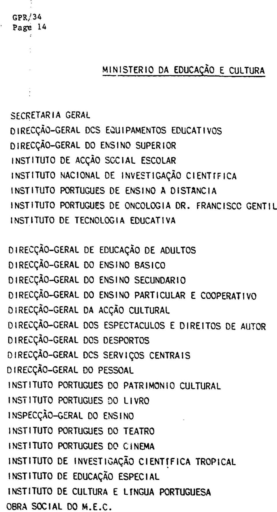 RECÇÀO-GERAL OIRECÇÀO-GERAL OIRECÇÀO-GERAL DIRECÇÀO-GERAL O IRECÇÀO-GERAL OIRECÇÀO-GERAL DE EOUCAÇÀO DE ADULTOS DO ENSINO BASICO DO ENSINO SECUNDARIO DO ENSINO PARTICULAR E COOPERATIVO DA ACÇÀO