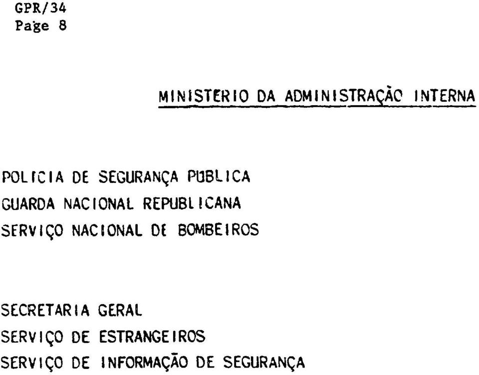 REPUBLICANA SERVIÇO NACIONAL DE BOMBEIROS