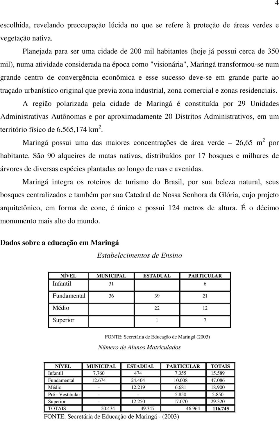 econômica e esse sucesso deve-se em grande parte ao traçado urbanístico original que previa zona industrial, zona comercial e zonas residenciais.