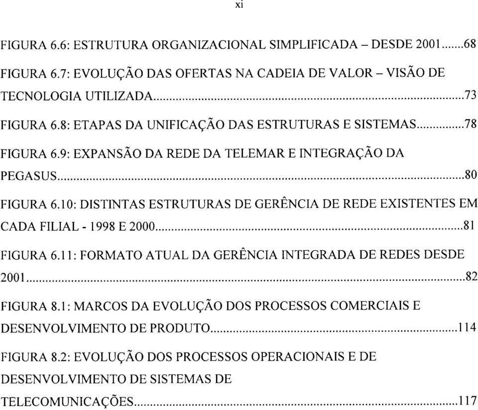 9: EXPANSÃO DA REDE DA TELEMAR E INTEGRAÇÃO DA PEGASUS 80 FIGURA 6.