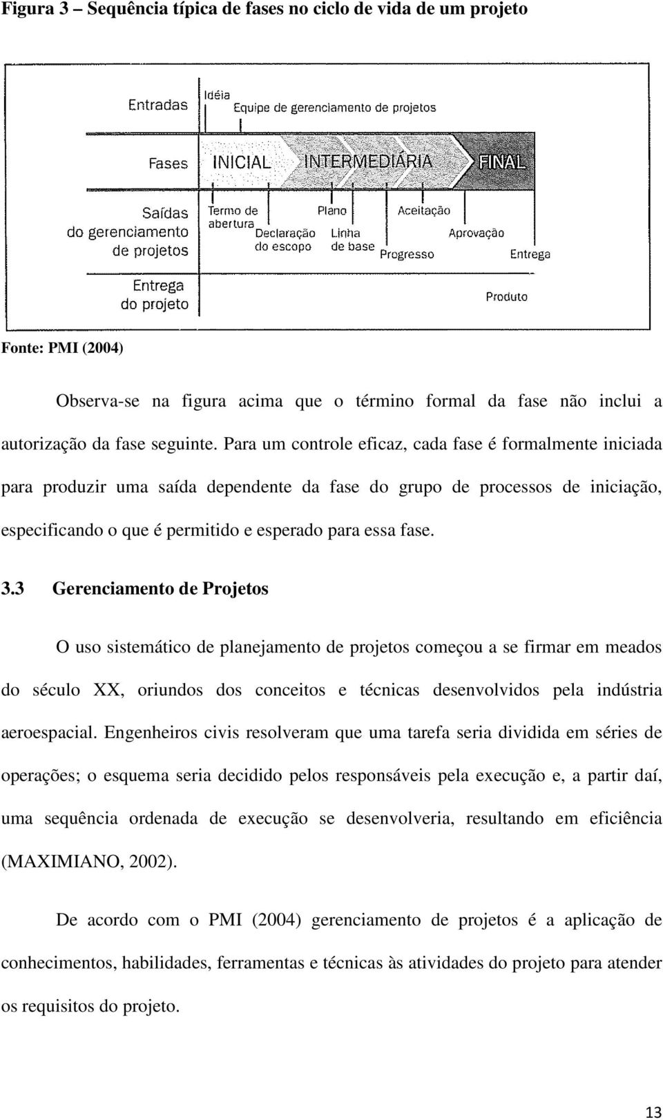 3 Gerenciamento de Projetos O uso sistemático de planejamento de projetos começou a se firmar em meados do século XX, oriundos dos conceitos e técnicas desenvolvidos pela indústria aeroespacial.