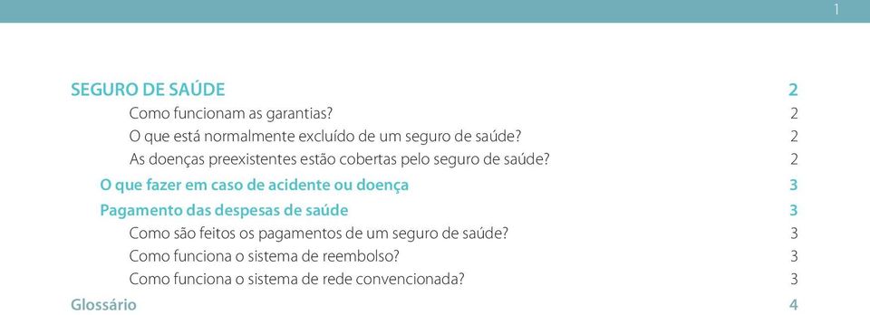 2 As doenças preexistentes estão cobertas pelo seguro de saúde?