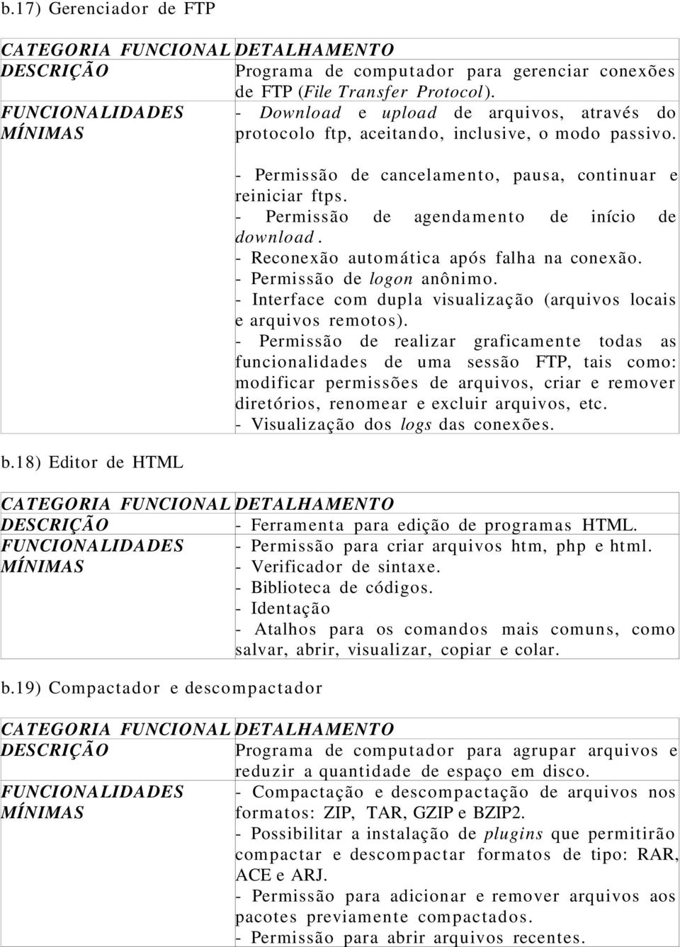 - Permissão de agenda men to de início de download. - Reconexão automática após falha na conexão. - Permissão de logon anônimo. - Interface com dupla visualização (arquivos locais e arquivos remotos).