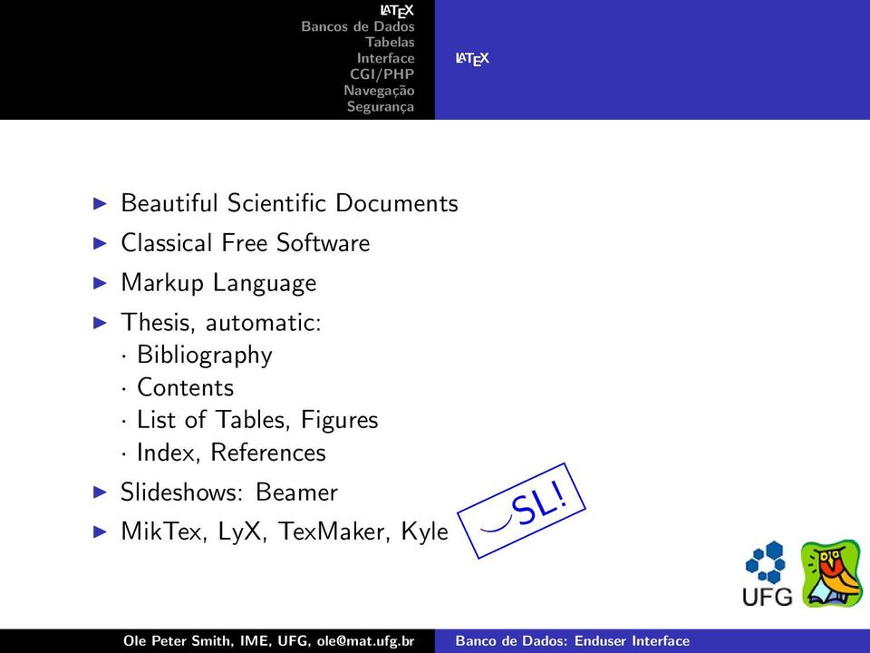Bibliography Contents List of Tables, Figures Index,