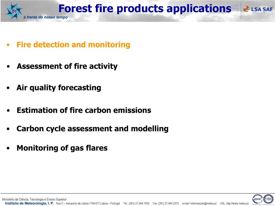 Air quality forecasting Estimation of fire carbon emissions