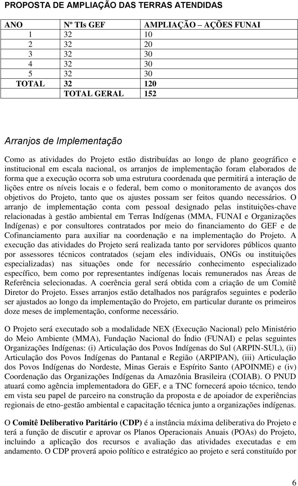 que permitirá a interação de lições entre os níveis locais e o federal, bem como o monitoramento de avanços dos objetivos do Projeto, tanto que os ajustes possam ser feitos quando necessários.