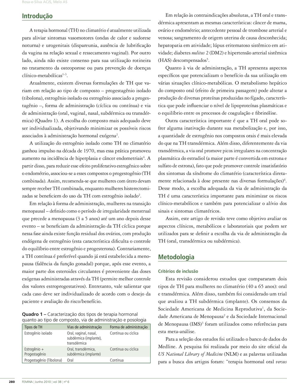 Por outro lado, ainda não existe consenso para sua utilização rotineira no tratamento da osteoporose ou para prevenção de doenças clínico-metabólicas 1-3.