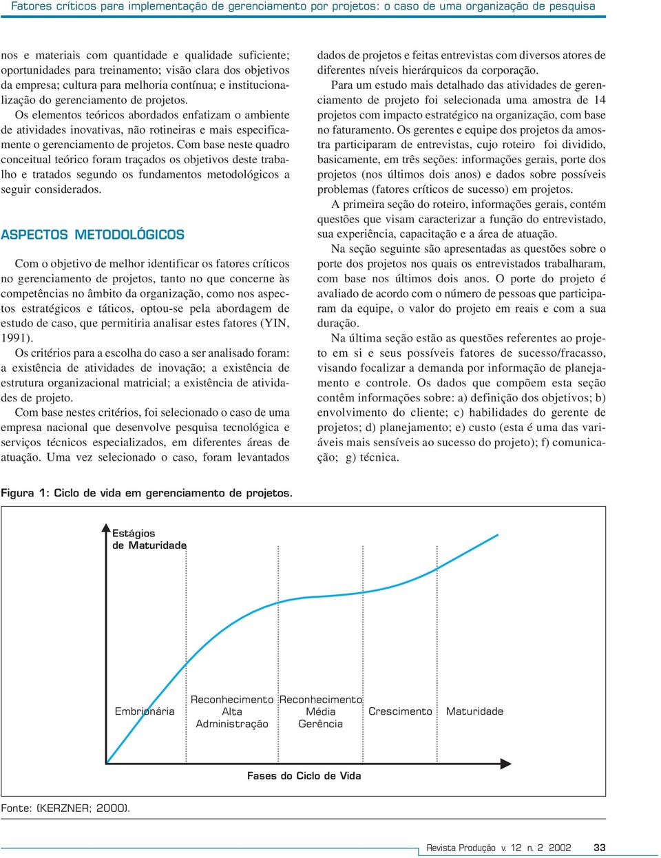 Os elementos teóricos abordados enfatizam o ambiente de atividades inovativas, não rotineiras e mais especificamente o gerenciamento de projetos.