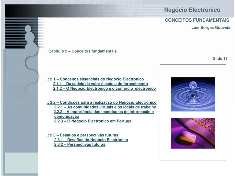 2.2 A importância das tecnologias de informação e comunicação 2.2.3 O Negócio em Portugal.: 2.