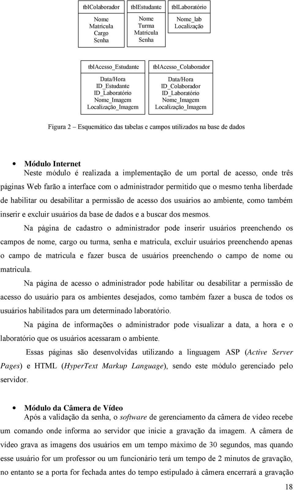 Neste módulo é realizada a implementação de um portal de acesso, onde três páginas Web farão a interface com o administrador permitido que o mesmo tenha liberdade de habilitar ou desabilitar a