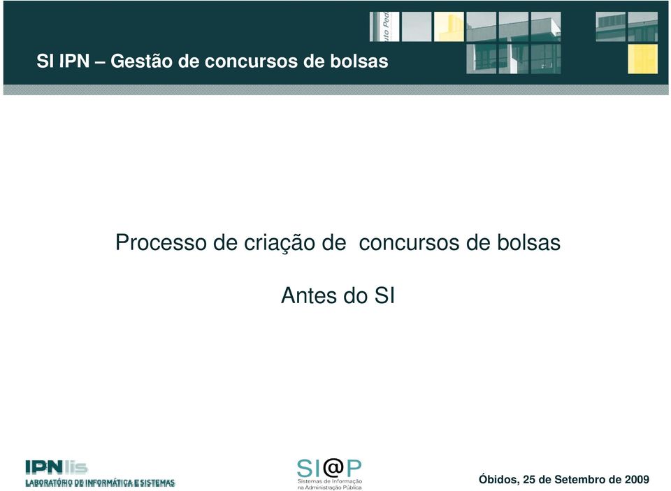 Processo de criação de