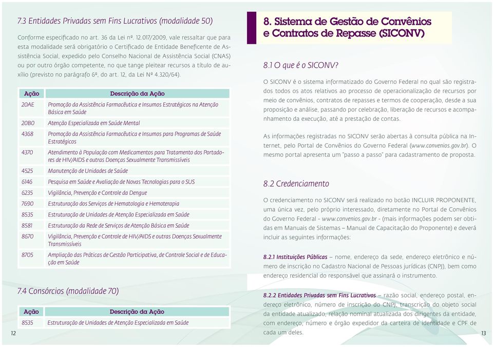 outro órgão competente, no que tange pleitear recursos a título de auxílio (previsto no parágrafo 6º, do art. 12, da Lei Nº 4.320/64).