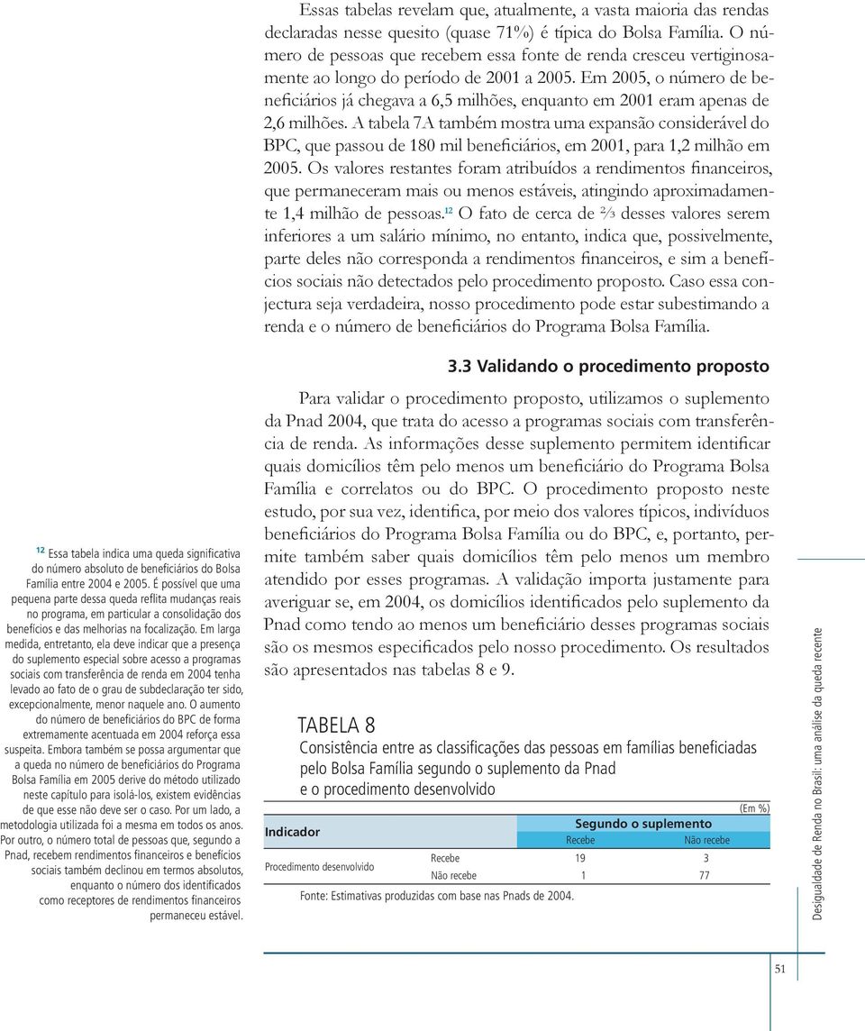 Em 2005, o número de beneficiários já chegava a 6,5 milhões, enquanto em 2001 eram apenas de 2,6 milhões.